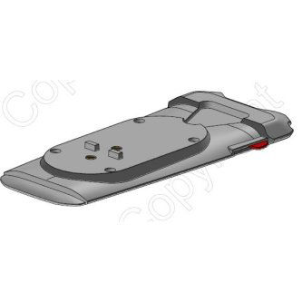 Ergonomic Solutions DUO FOR TC5X ADAPTER, BLK